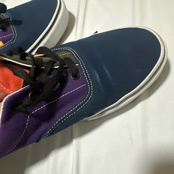 Vans Blue and Purple Sneakers with Canvas Upper - Picture 10 of 10